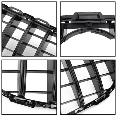 Calandre Avant Style GTR Mercedes Classe C W205 2015-2018 - vue rapprochée - Becquet Voiture