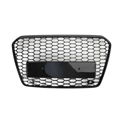 Calandre Avant Style Nid d'Abeille Audi A5 S5 B8.5 Noir - installé sur véhicule - Becquet Voiture