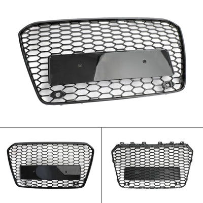 Calandre Avant Style Nid d'Abeille Audi A5 S5 B8.5 Noir - packshot studio 2 - Becquet Voiture