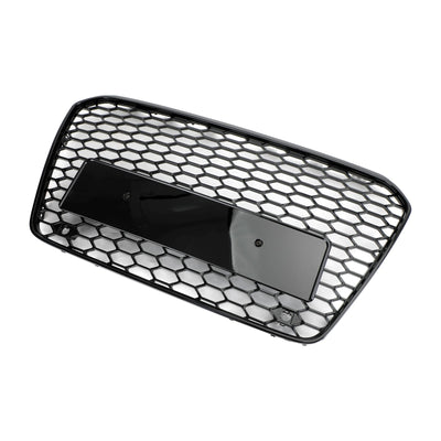 Calandre Avant Style Nid d'Abeille Audi A5 S5 B8.5 Noir - vue arrière 2 - Becquet Voiture