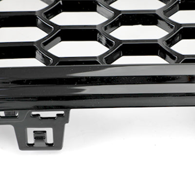 Calandre Avant Style Nid d'Abeille Audi A5 S5 B8.5 Noir - vue rapprochée - Becquet Voiture