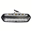 Calandre Avant Style Raptor 3LED Noir Mat Ford Transit Custom
