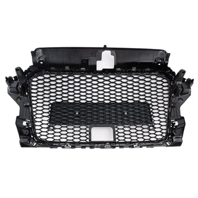 Calandre Avant Style RS3 Audi A3 Sline S3 2013-2016 Avec ACC - installé sur véhicule - Becquet Voiture