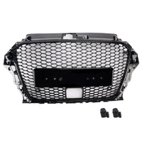 Calandre Avant Style RS3 Audi A3 Sline S3 2013-2016 Avec ACC - vue arrière - Becquet Voiture