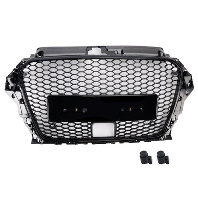 Calandre Avant Style RS3 Audi A3 Sline S3 2013-2016 Avec ACC - vue arrière - Becquet Voiture