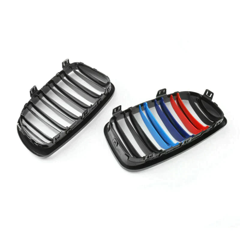 Calandre BMW E81 E82 E87 E88 M Noir Brillant 2008-2012 - vue de face - Becquet Voiture