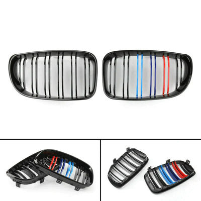 Calandre BMW E81 E82 E87 E88 M Noir Brillant 2008-2012 - vue de profil - Becquet Voiture