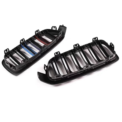 Calandre BMW F30 F20 Double Lamelle 2012-2018 - vue de profil - Becquet Voiture