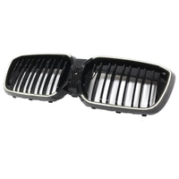 Calandre BMW iX3 G08 LCI Double Lamelles Noir 2022-2024 - installé sur véhicule 2 - Becquet Voiture