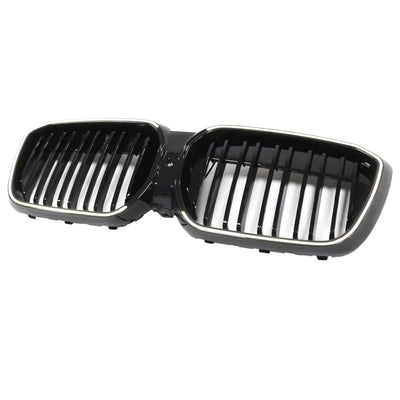 Calandre BMW iX3 G08 LCI Double Lamelles Noir 2022-2024 - installé sur véhicule 2 - Becquet Voiture