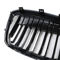 Calandre BMW iX3 G08 LCI Double Lamelles Noir 2022-2024 - vue de face 2 - Becquet Voiture
