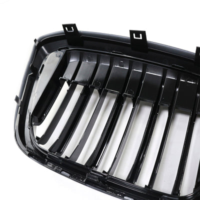 Calandre BMW iX3 G08 LCI Double Lamelles Noir 2022-2024 - vue de face 2 - Becquet Voiture