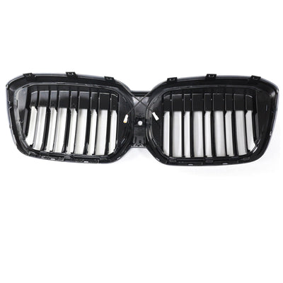 Calandre BMW iX3 G08 LCI Double Lamelles Noir 2022-2024 - vue rapprochée - Becquet Voiture