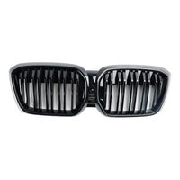 Calandre BMW iX3 G08 LCI Double Lamelles Noir Brillant 2022 - installé sur véhicule 2 - Becquet Voiture