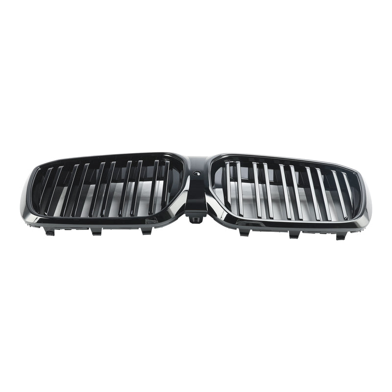 Calandre BMW iX3 G08 LCI Double Lamelles Noir Brillant 2022 - vue de dessus - Becquet Voiture