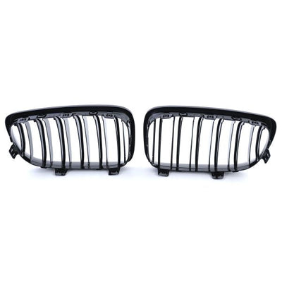Calandre BMW Série 1 E87 E81 noir brillant - packshot studio 2 - Becquet Voiture
