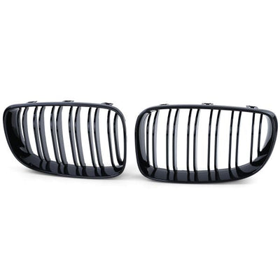 Calandre BMW Série 1 E87 E81 noir brillant - vue arrière 2 - Becquet Voiture