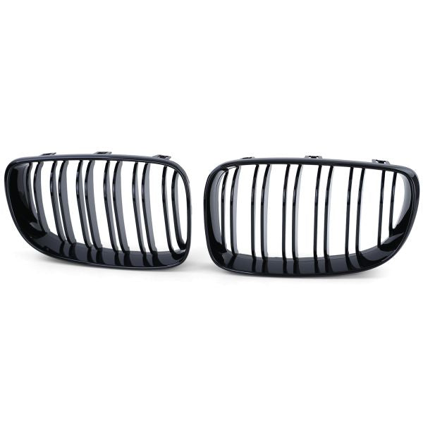 Calandre BMW Série 1 E87 E81 noir brillant - vue arrière 2 - Becquet Voiture