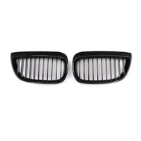 Calandre BMW Série 1 E87 E81 noir brillant - vue de dessus - Becquet Voiture