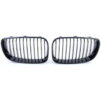 Calandre BMW Série 1 E87 E81 noir brillant - vue de face - Becquet Voiture