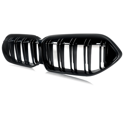 Calandre BMW Série 2 F44 noir brillant - détail du montage - Becquet Voiture