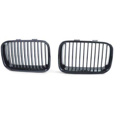Calandre BMW Série 3 E36 noir brillant - vue arrière - Becquet Voiture