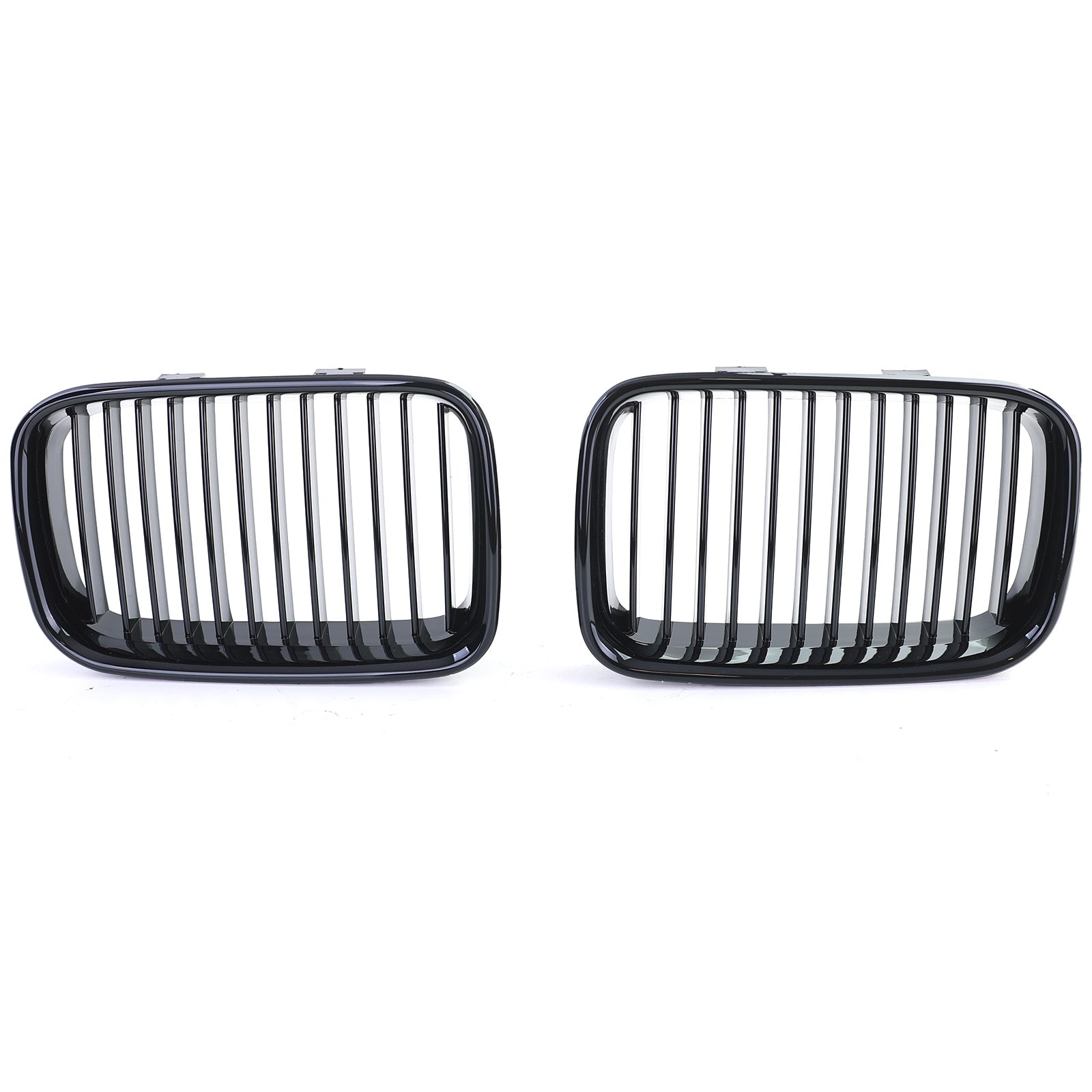 Calandre BMW Série 3 E36 noir brillant - vue de face - Becquet Voiture