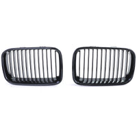 Calandre BMW Série 3 E36 noir brillant - vue de face - Becquet Voiture