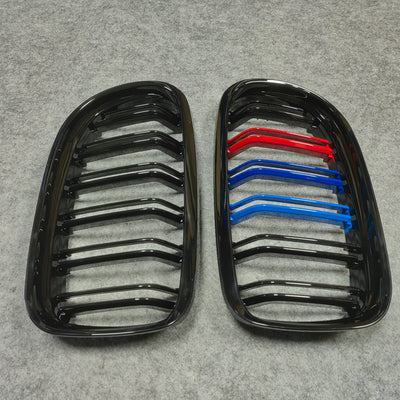 Calandre BMW Série 3 E90 LCI Noir 2008-2011 - vue de face - Becquet Voiture