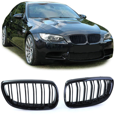 Calandre BMW Série 3 E92 E93 - détail du montage 2 - Becquet Voiture