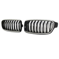 Calandre BMW Série 3 F30 F31 F35 Noir 2012-2019 - détail du montage 2 - Becquet Voiture