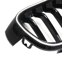 Calandre BMW Série 3 F30 F31 F35 Noir 2012-2019 - vue de face 2 - Becquet Voiture