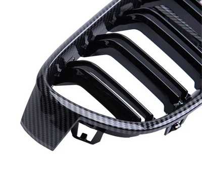 Calandre BMW Série 3 F30 F31 - vue rapprochée - Becquet Voiture