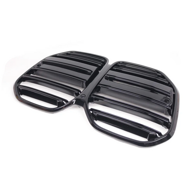 Calandre BMW Série 4 G22 noir brillant - détail du montage - Becquet Voiture
