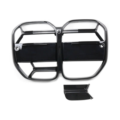 Calandre BMW Série 4 G22 noir brillant - vue de profil 2 - Becquet Voiture