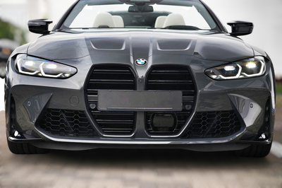 Calandre BMW Série 4 G22 noir brillant - vue de profil - Becquet Voiture