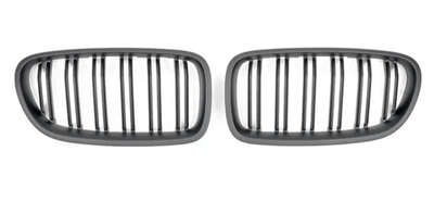 Calandre BMW Série 5 double lame M - vue de trois-quarts - Becquet Voiture