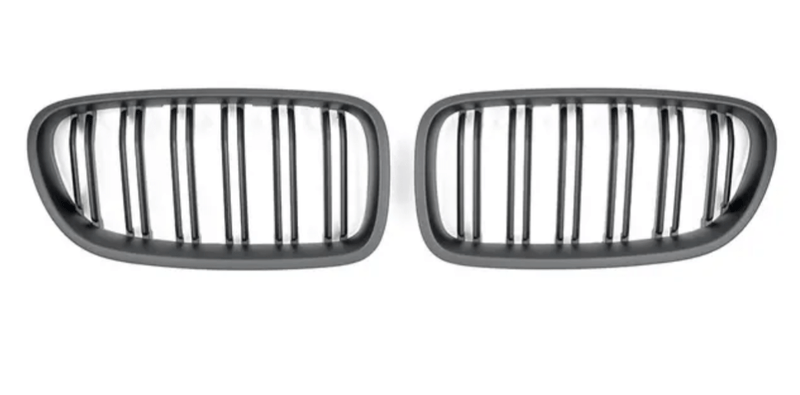 Calandre BMW Série 5 double lame M - vue de trois-quarts - Becquet Voiture