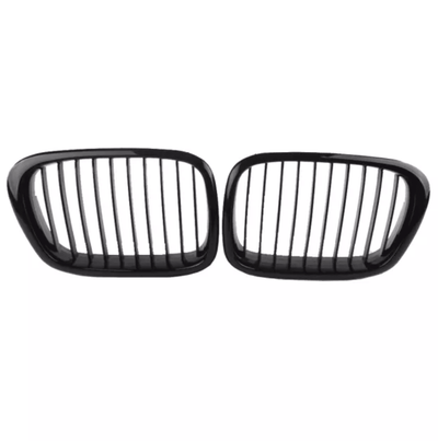 Calandre BMW Série 5 E39 noir brillant - vue arrière - Becquet Voiture