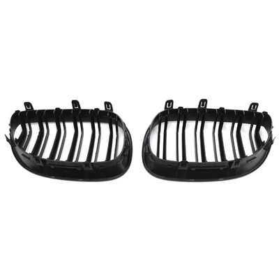 Calandre BMW Série 5 E60 Motorsport noir brillant - vue arrière 2 - Becquet Voiture