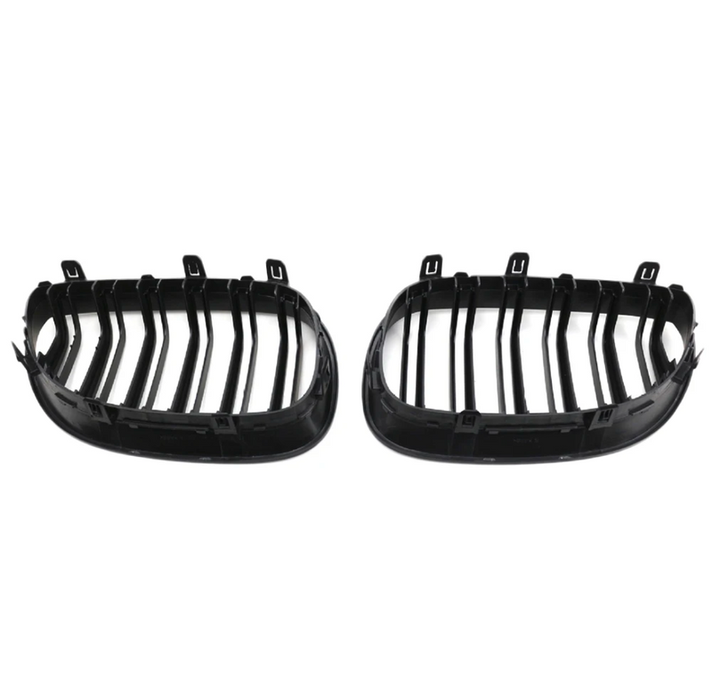 Calandre BMW Série 5 E60 Motorsport noir brillant - vue arrière 2 - Becquet Voiture