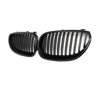 Calandre BMW Série 5 E60 Motorsport noir brillant - vue arrière - Becquet Voiture