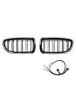 Calandre BMW Série 5 F10 F11 2010-2016 Noir Brillant