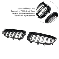 BMW 5er F10 F11 Kühlergrill Schwarz Glänzend Vorne - Montagedetail - Becquet Voiture