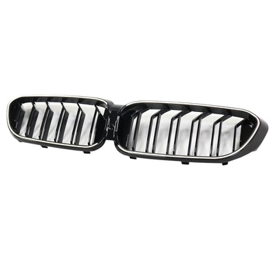 Calandre BMW Série 5 G30 G31 2017-2020 Noir Brillant - packshot studio 2 - Becquet Voiture