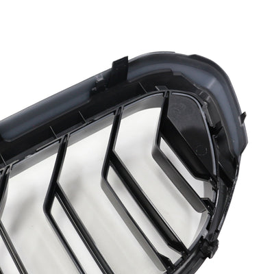 Calandre BMW Série 5 G30 G31 2017-2020 Noir Brillant - vue de face 2 - Becquet Voiture