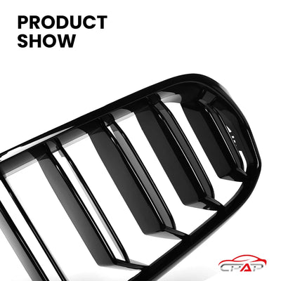 Calandre BMW Série 5 G30 G38 LCI Noir Brillant 2020+ - installé sur véhicule - Becquet Voiture