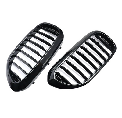 Calandre BMW Série 5 G30 noir brillant - détail du montage - Becquet Voiture