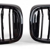 Gloss black BMW 5 Series G30 kidney grille - fitted on vehicle 2 - Becquet Voiture