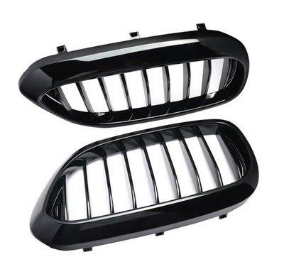 Calandre BMW Série 5 G30 noir brillant - installé sur véhicule - Becquet Voiture